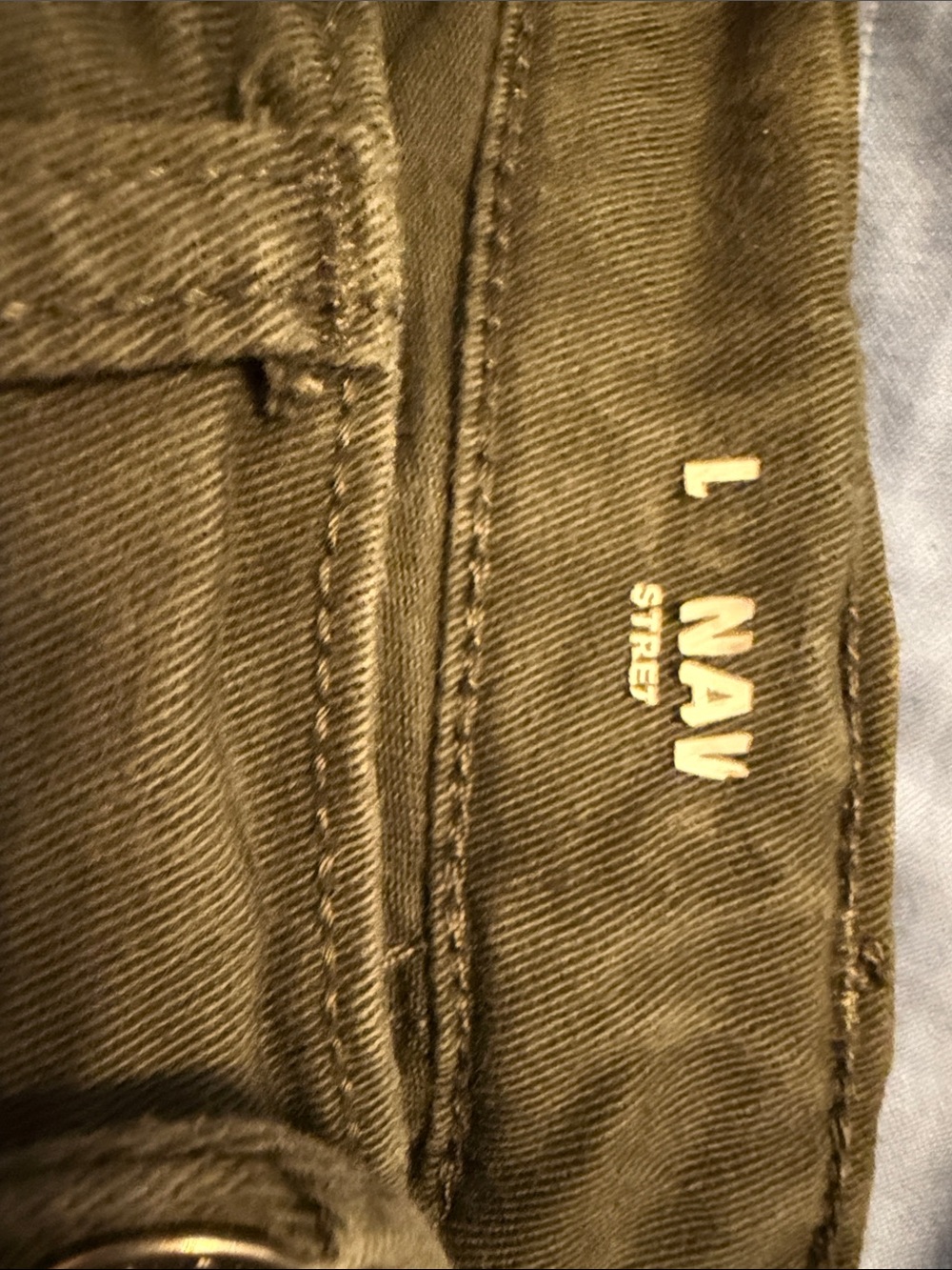 Old Navy 360 Stretch Olive Green Jeans - 8 Slim Straight - Picture 3 of 4